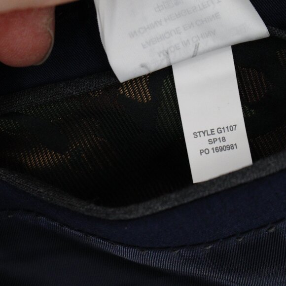 J Crew Sport Coat Mens 44L Ludlow larusmiani Two Button Blue Cotton Stretch - Picture 12 of 15